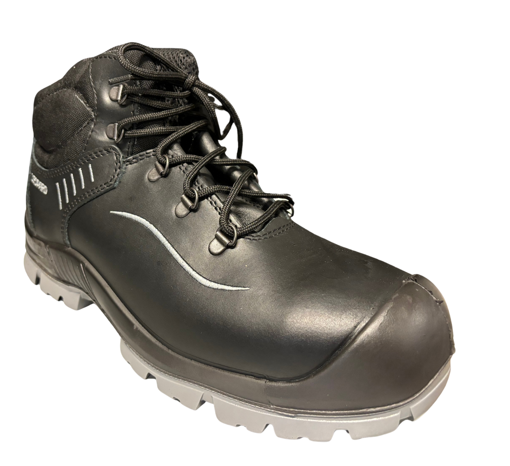 LEOPARD 012480 S3 met overneus, hoge veiligheidsschoen, alu neus, text zool+gel, gesloten tong, TPU/PU zool (OP)