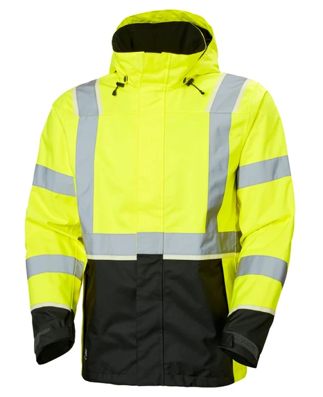HELLY HANSEN 71185_369, UC-ME SHELL JACKET, HI VIS YELLOW/EBONY